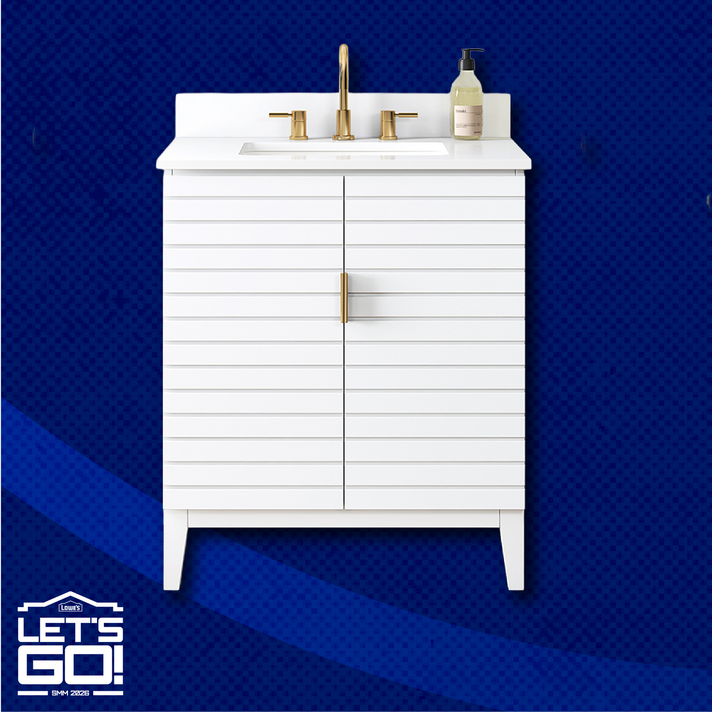 30” Lundy White Vanity Combo