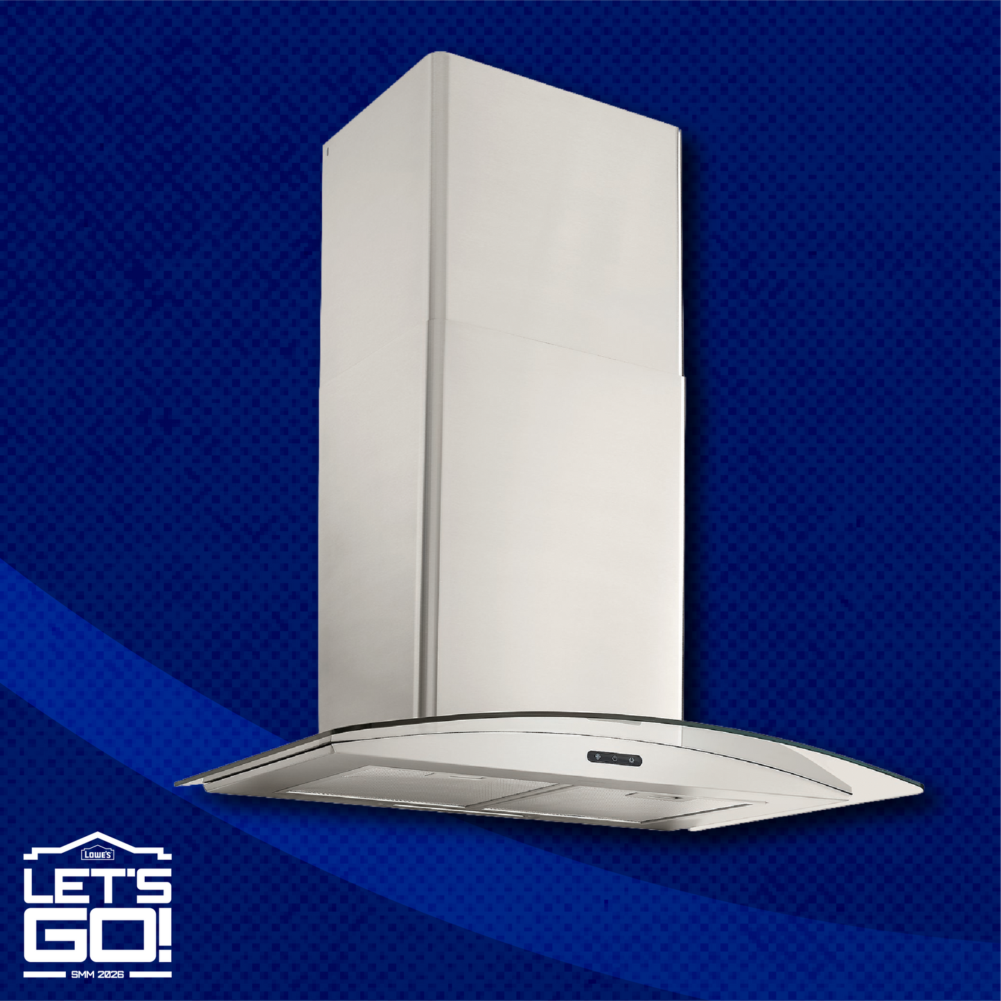 Broan Elite Curved Glass Chimney Range Hood