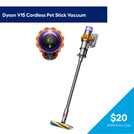 Dyson V15 Cordless Pet Stick Vacuum (Convertible To Handheld)