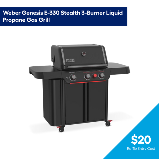 Weber Genesis E-330 Stealth 3-Burner Liquid Propane Gas Grill