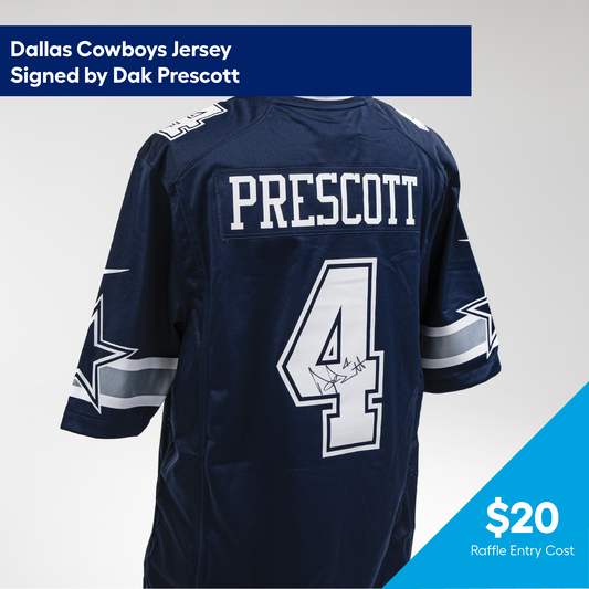 Dallas Cowboys Jersey Signed By Dak Prescott