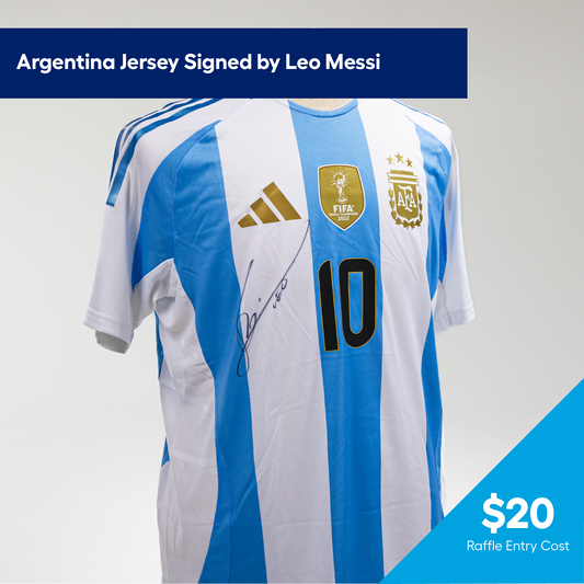 Argentina Jersey Signed By Leo Messi