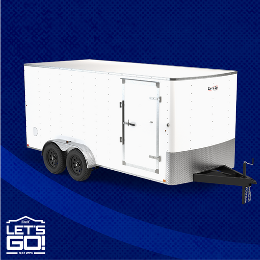 Carry-On Trailer 7-ft x 12-ft Enclosed Trailer