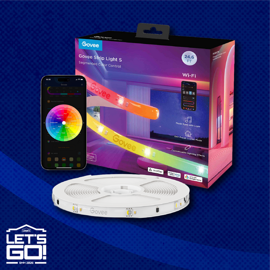 Govee 24.6ft Wi-Fi RGBICW LED Strip Light